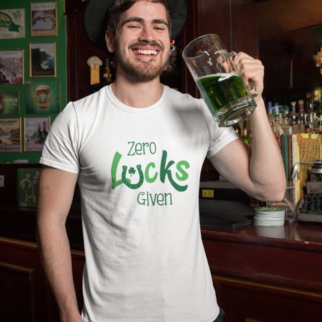 T-shirt Zéro chance en Jour de la Saint Patrick (Créateur téléchargé)