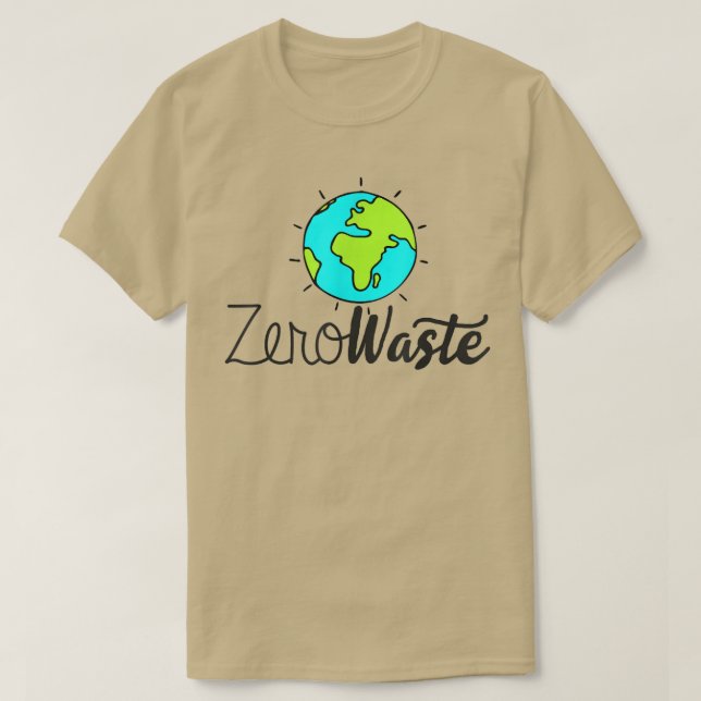 T-shirt Zéro déchets (Design devant)