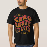 Zéro Déchets Style de vie Typographie
