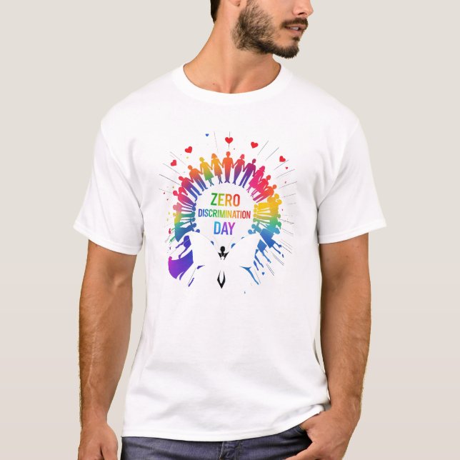 T-shirt Zero Discrimination Day  (Devant)