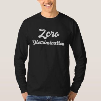 T-shirt Zéro Discrimination Égalité des Droits Anti Racism