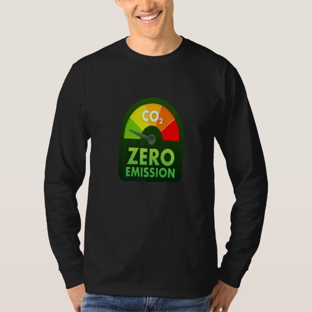 T-shirt Zéro émission propriétaire   Véhicule électrique c (Devant)