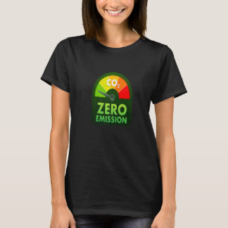 T-shirt Zéro émission propriétaire Voiture électrique co