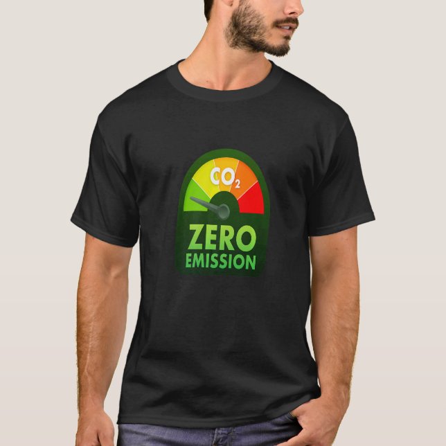 T-shirt Zero Emissions Owner   Electric Car Drive The Futu (Devant)