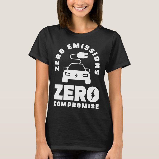 T-shirt Zero Emissions Zero Compromise Battery Electric Ve (Devant)