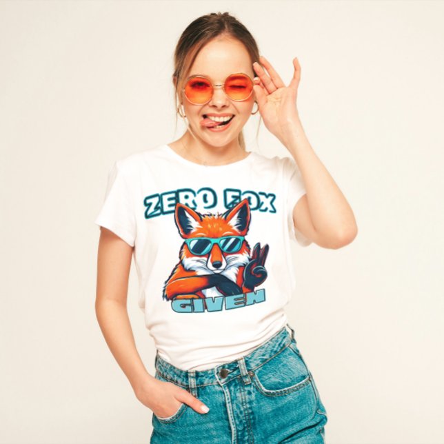 T-shirt "Zero Fox Donné" Drôle (Créateur téléchargé)