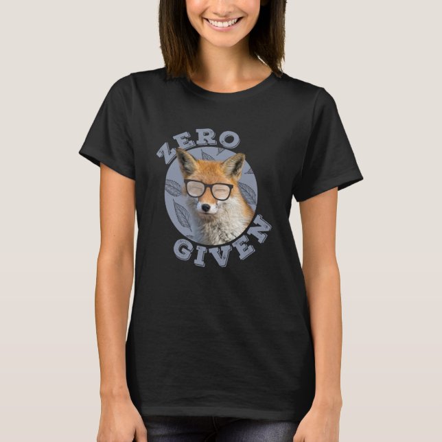 T-shirt Zero Fox donne Fox (Devant)