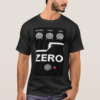 T-shirt Zéro Guitare Distorsion Effet Pédale Meilleurs Hom