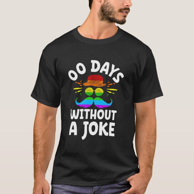 T-shirt Zéro jour sans un papa blague citations de la fête (Devant)