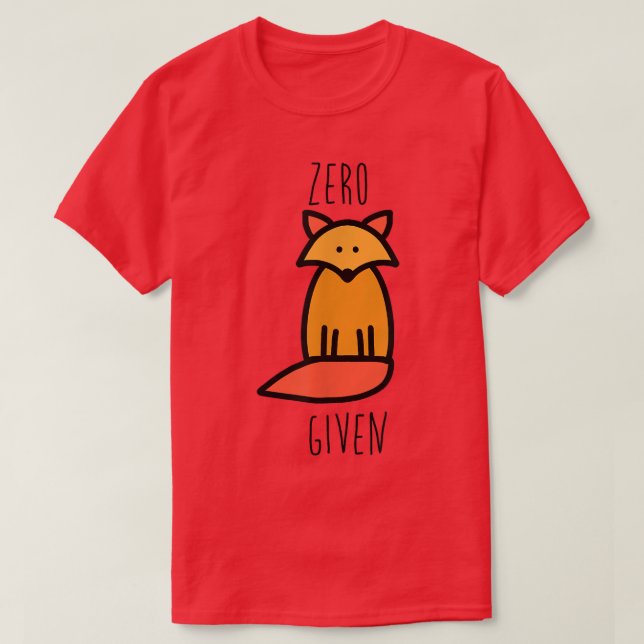 T-shirt Zéro Pour Donné (Design devant)