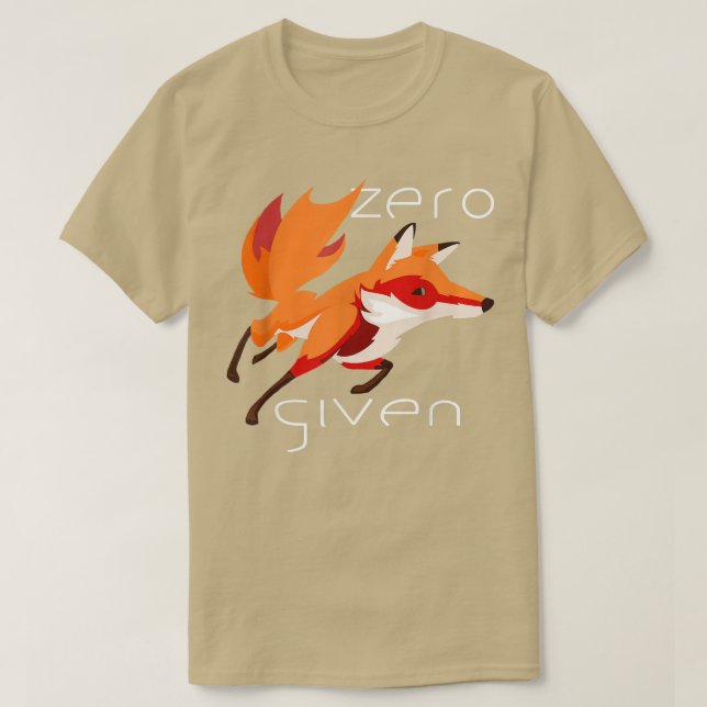 T-shirt Zéro Pour Un Jeu Drôle Donné (Design devant)