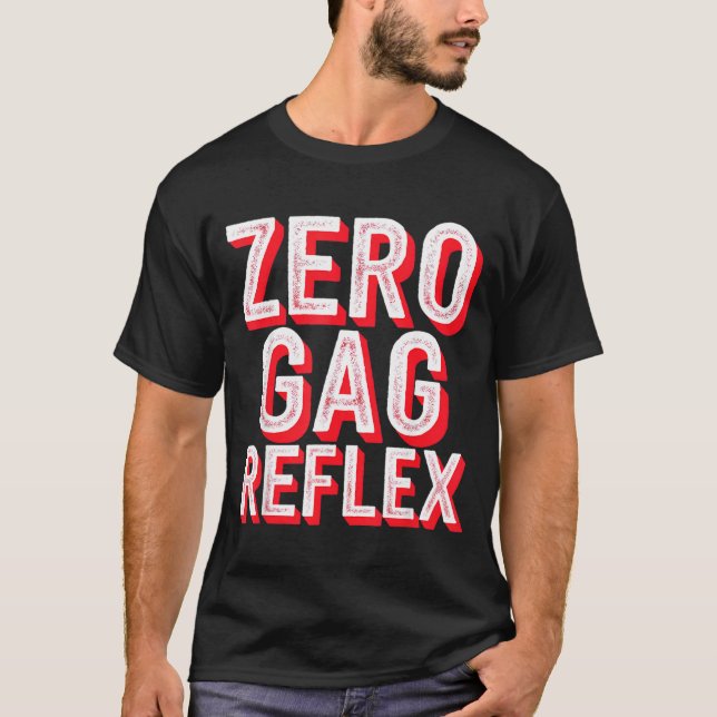 T-shirt Zéro Réflexe Nauséeux, Mème Drôle de Fête de Bache (Devant)