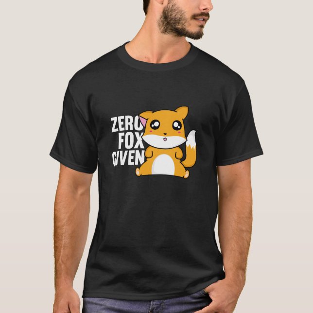 T-shirt Zéro renard donné (Devant)