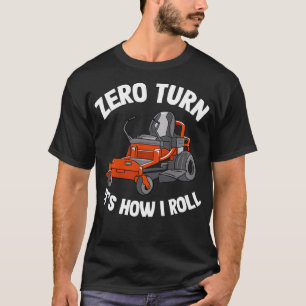 T-shirt Zéro Tourner C'est comment je roule Paysage Papa 