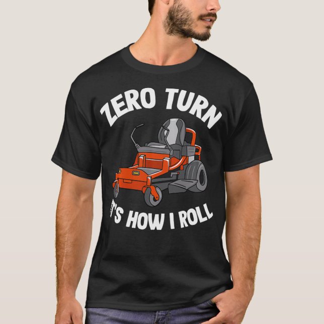 T-shirt Zéro Tourner C'est comment je roule Paysage Papa D (Devant)