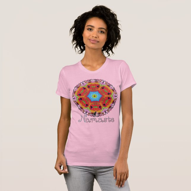 T-shirt Zeta Namaste Kaleidoscope (Devant entier)