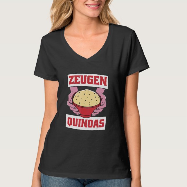 T-shirt Zeugen Quinoas Vega Quinoa biologique Gastro (Devant)