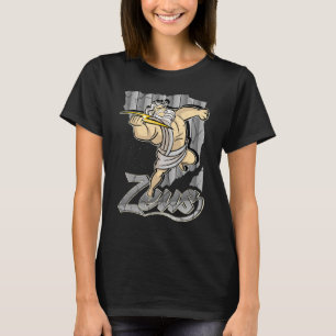 T-shirt Zeus grec DieuHéros Costume d'entraînement guerre