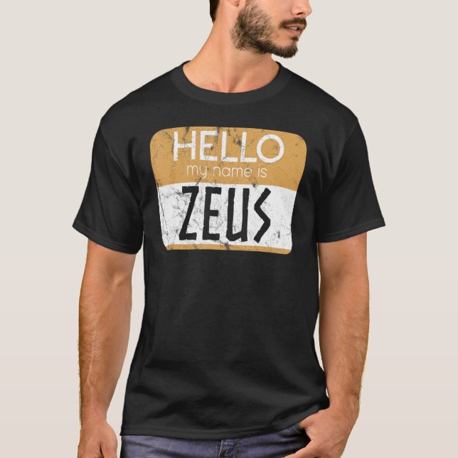 T-shirt Zeus Greek Mythology Ancient Greek God Greek Mytho (Devant)