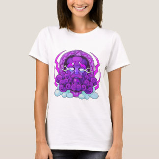 T-shirt Zeus Lightening Retro design Purple Cool Lien