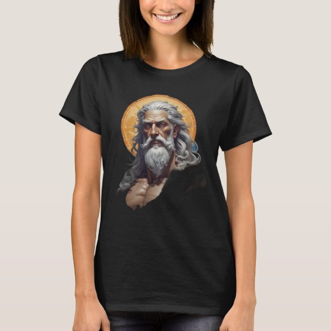 T-shirt Zeus puissant - Dieu du Tonnerre (Devant)