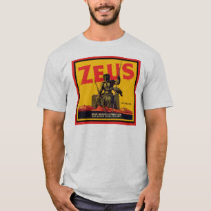 T-shirt Zeus Vintage Crate Étiquette - Olive Hts Citrus As