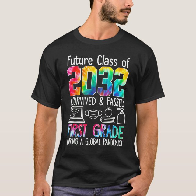 T-shirt Zgb6 Classe Future 2032 Enseignant de Première Ann (Devant)