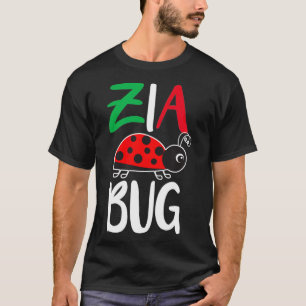 T-shirt Zia Bug Italien Tante Funny Ladybug