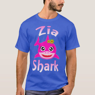 T-shirt Zia Shark Funny Tante italienne