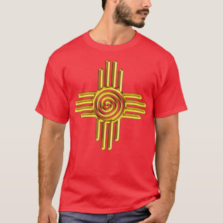 T-shirt Zia Sun Spiral Zia Pueblo Nouveau-Mexique I 1