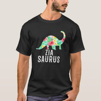 T-shirt Ziasaurus Funny Dinosaure Italienne Tante Zia Trop