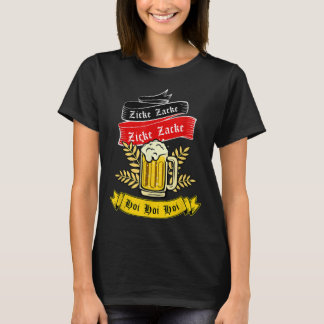 T-shirt Zicke Zacke Hoi - Drôle Allemagne Drôle Oktoberfes