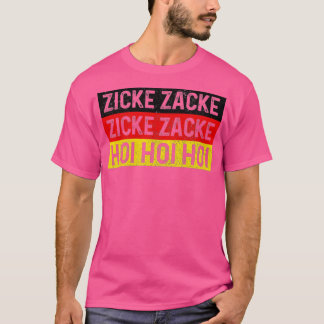 T-shirt Zicke Zacke Hoi Oktoberfest Fête du drapeau allema