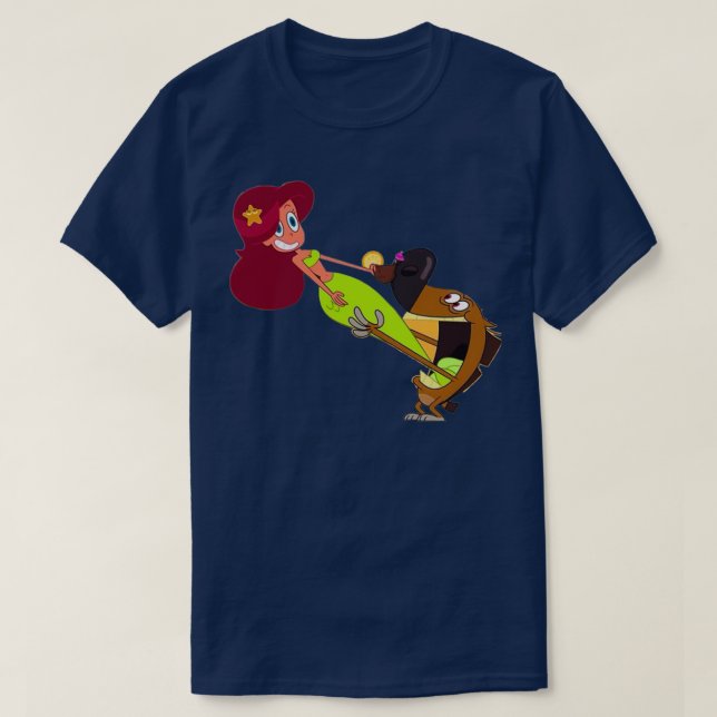 T-shirt zig et sharko jeux 1 (Design devant)