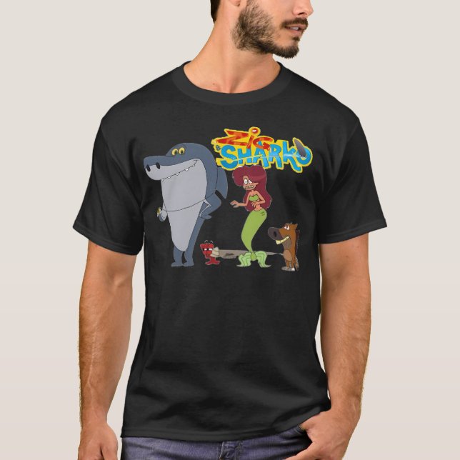 T-shirt Zig Et Sharko Jouent Un Zig Et Sharko Jouent Un Zi (Devant)