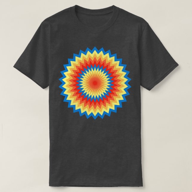 T-shirt Zig Zag Cercles 2 (Design devant)