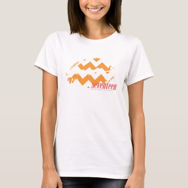 T-shirt ZigZag Orange (Devant)