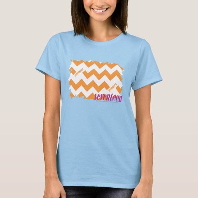T-shirt ZigZag Orange 4 (Devant)