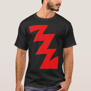 T-shirt ZigZag pochoir - Rouge