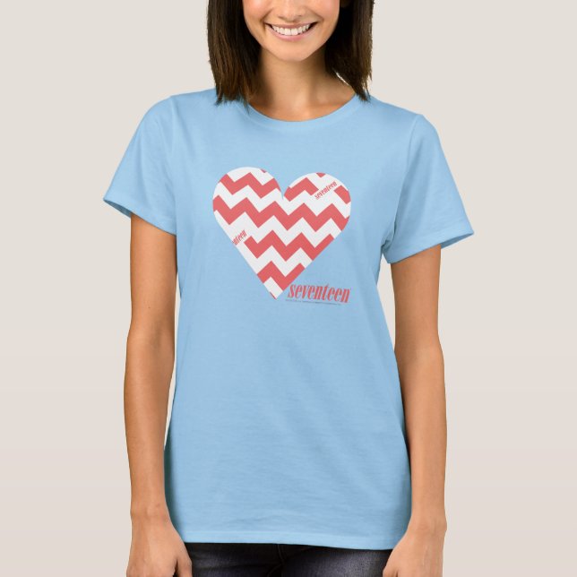 T-shirt ZigZag rose 3 (Devant)