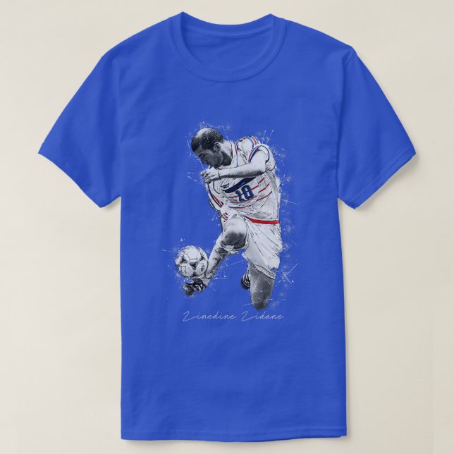T-shirt Zinedine Zidane (Design devant)
