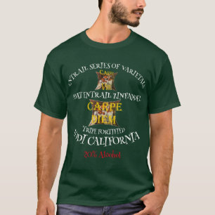 T-shirt Zinfandel aux tripes de chèvre de Californie 