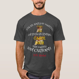 T-shirt Zinfandel d'entrailles de chèvre de la tripe de Ca