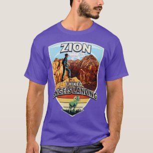 T-shirt Zion I Randonnée Angels Landing Hiker et Bighorn S