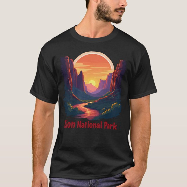 T-shirt Zion National (Devant)