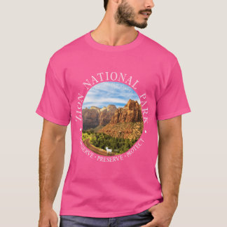 T-shirt Zion National Park Conservation Utah Nature Preser
