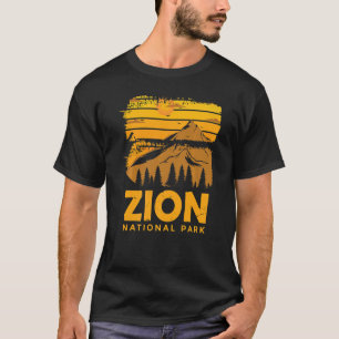 T-shirt Zion National Park Souvenir Canyon Utah Randonnée 