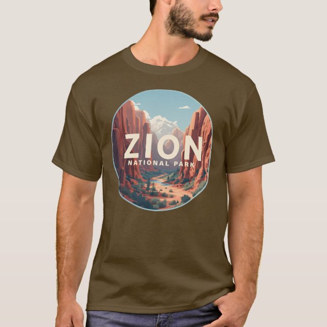 T-shirt Zion National Park Utah (Devant)