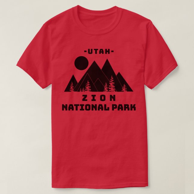 T-shirt Zion National Park Utah (Design devant)