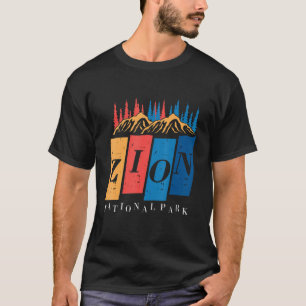 T-shirt Zion National Park Utah Canyon Randonnée souvenir